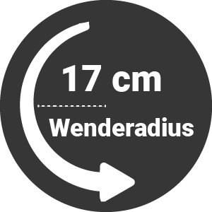 17 cm Wenderadius - Wendig EU9