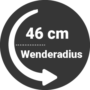 46 cm Wenderadius - Wendig EU9