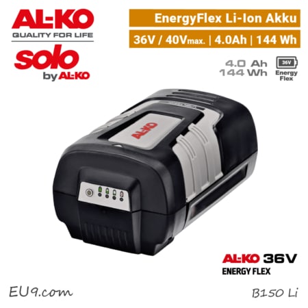 ALKO B 150 Li Li-Ion Akku 4 Ah 4.0 Ah SOLO AL-KO 36V EnergyFlex EU9