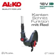 ALKO GT 1825 Akku-Trimmer Randschnitt Kantenschnitt Randmähen EU9