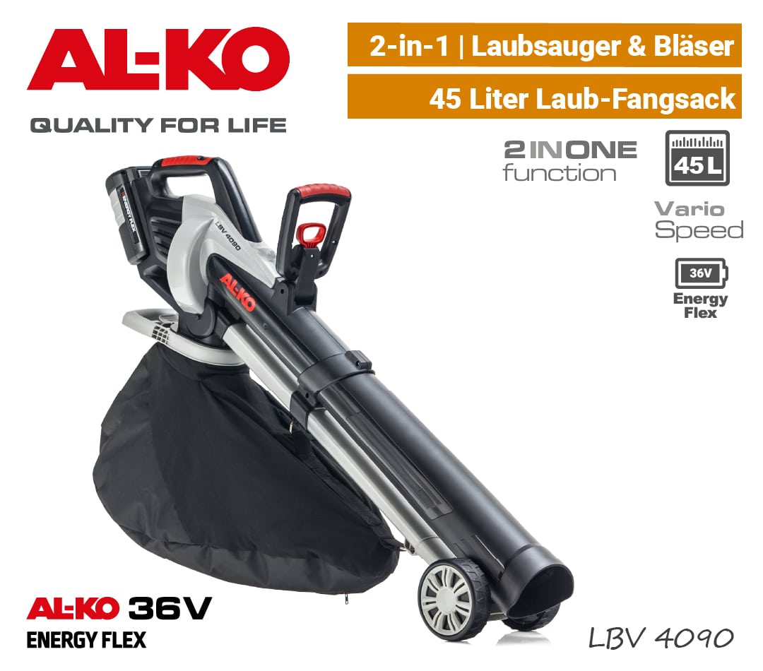 ALKO LBV 4090 Akku-Laubsauger Laubbläser 36V EnergyFlex 40V EU9