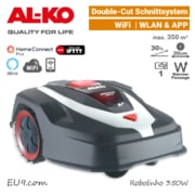 ALKO Robolinho 350 W AL-KO Mähroboter Rasenroboter WiFi WLAN Smarthome Rechts EU9