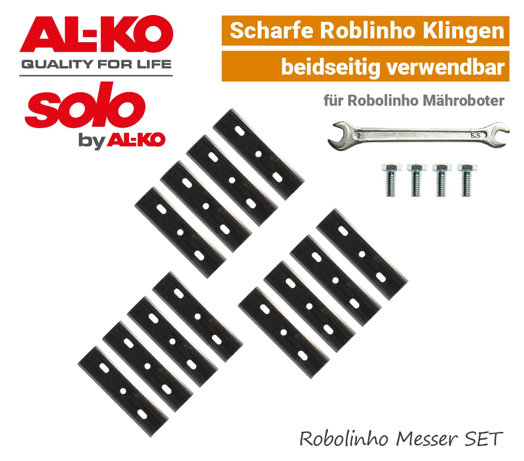 ALKO-SOLO Messer Klingen SET Robolinho Maehroboter GEN III EU9