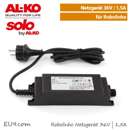 ALKO-SOLO Netzgerät Ladegerät Robolinho 36V 1,5A EU9