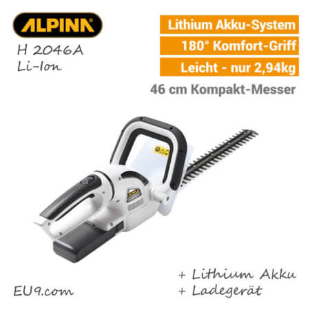 Alpina H 2048 A Akku-Heckenschere