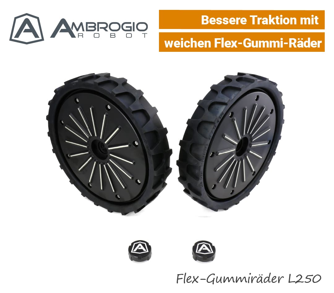 Ambrogio Flex-Gummi-Räder L250 EU9