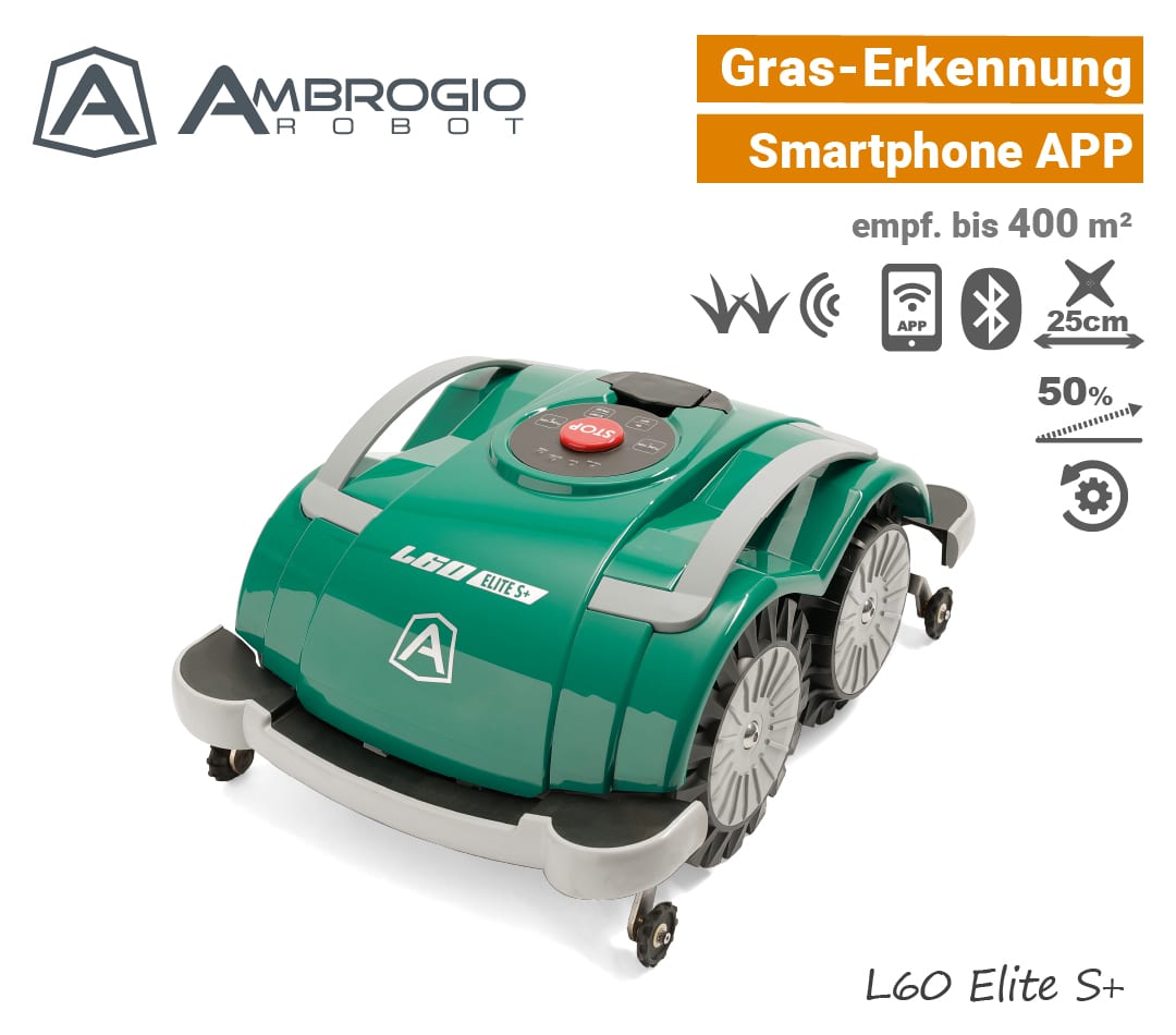 Ambrogio L60 Elite S+ Mähroboter ohne Begrenzungsdraht - EU9