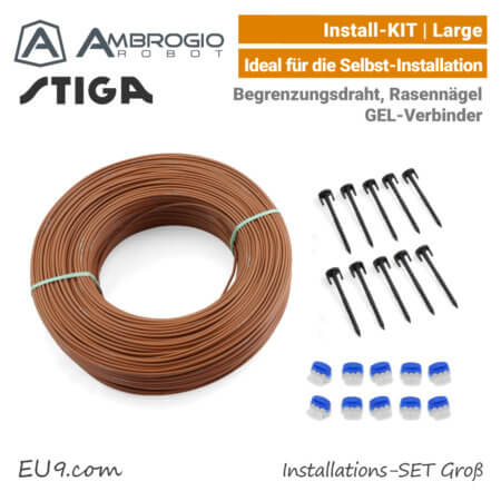 Ambrogio Stiga Installations-Kit Install-Kit L Groß Verlege-SET Large EU9