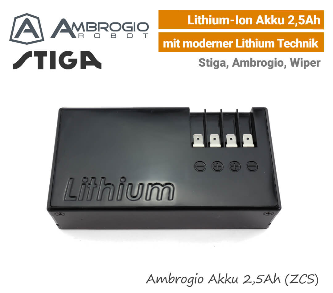 Ambrogio Stiga Wiper Akku 2,5Ah Lithium-Ion EU9