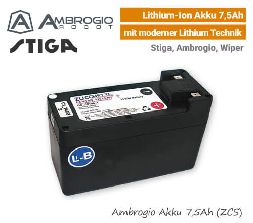 Ambrogio Stiga Wiper Akku 7,5Ah Lithium-Ion EU9