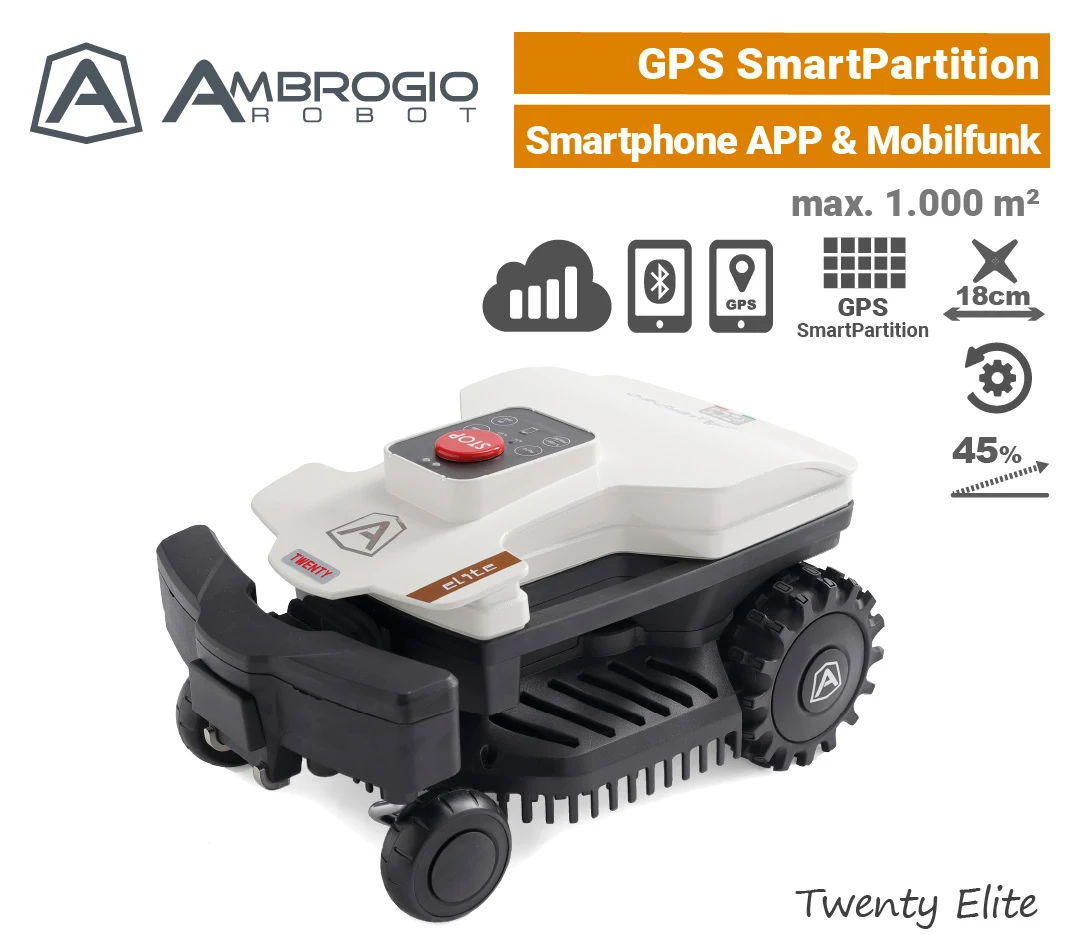 Ambrogio Twenty Elite GPS L20 Mini-Mähroboter EU9