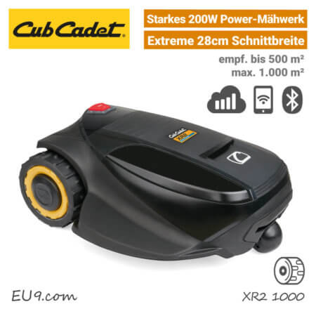 CubCadet XR2 1000 Mähroboter-Rasenroboter Mobilfunk EU9
