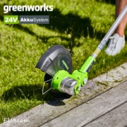 Greenworks 24V Akku-Trimmer G24LT30M Kantenschnitt Randschnitt EU9