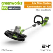 Greenworks 24V Akku-Trimmer Gras-Trimmer Schneider EU9
