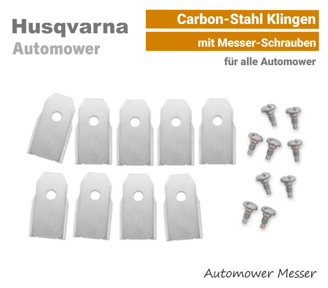 Husqvarna Automower Messer-Klingen Carbon-Stahl SET EU9
