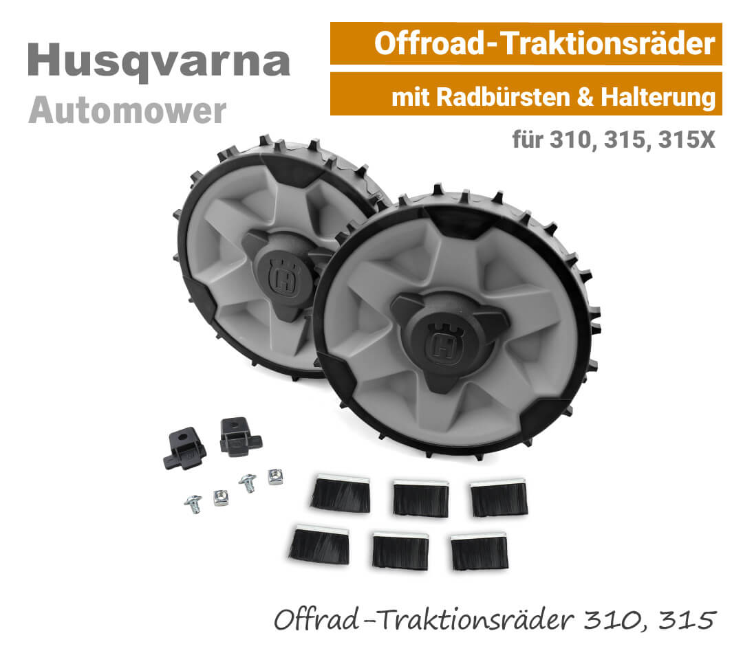 Husqvarna Automower Offroad-Traktionsräder Profilräder 310,315,315X EU9