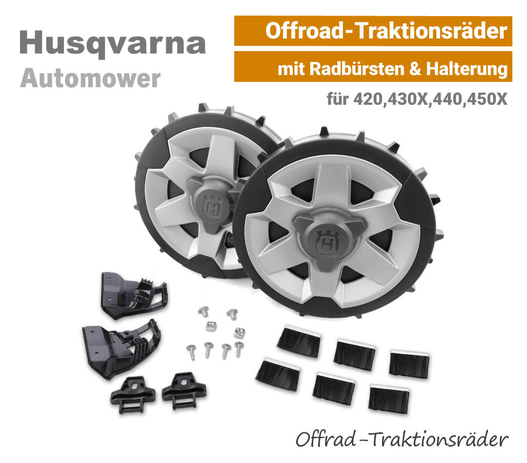 Husqvarna Automower Offroad-Traktionsräder Profilräder 420,430X,440,450X EU9