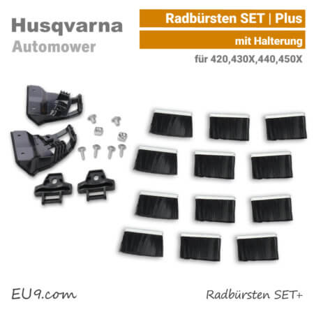 Husqvarna Automower Radbüsten Abstreifer SET 420,430X,440,450X EU9