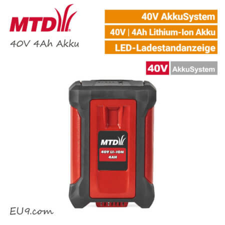 MTD 40V 4Ah Akku Lithium-Ion 40 Volt EU9