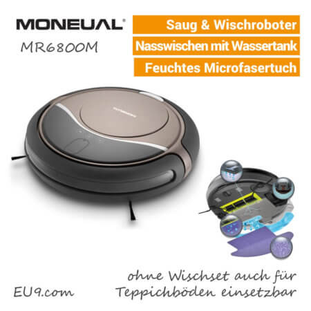 Moneual MR6800M Saug-Wischroboter