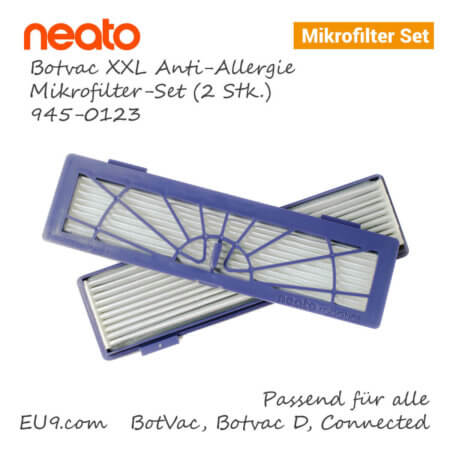 Neato Botvac D XXL Anti-Allergie Mikrofilter-Set 2stk 945-0123