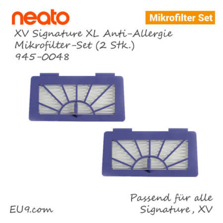 Neato XV Signature Anti-Allergie Mikrofilter-Set 2stk 945-0048