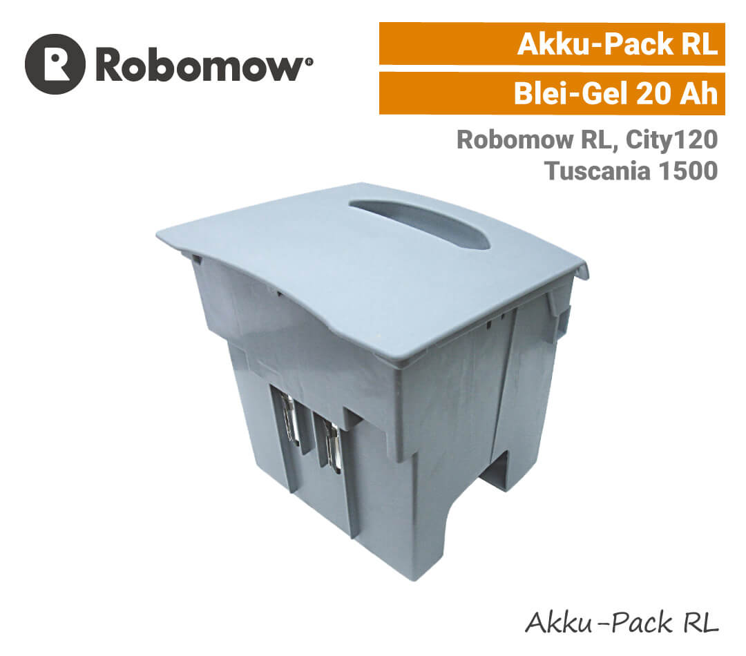 Robomow Akku-Pack RL mit Batterien 20Ah Akku RL City120 Tuscania 1500 EU9
