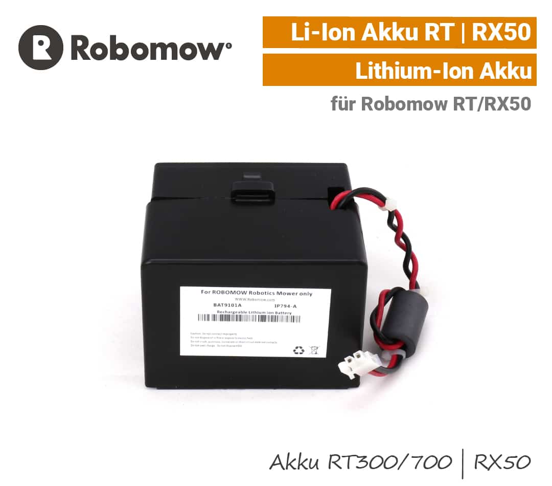 Robomow Akku RT RX 50 Loopo S500 XR1 Li-Ion BAT9101A EU9