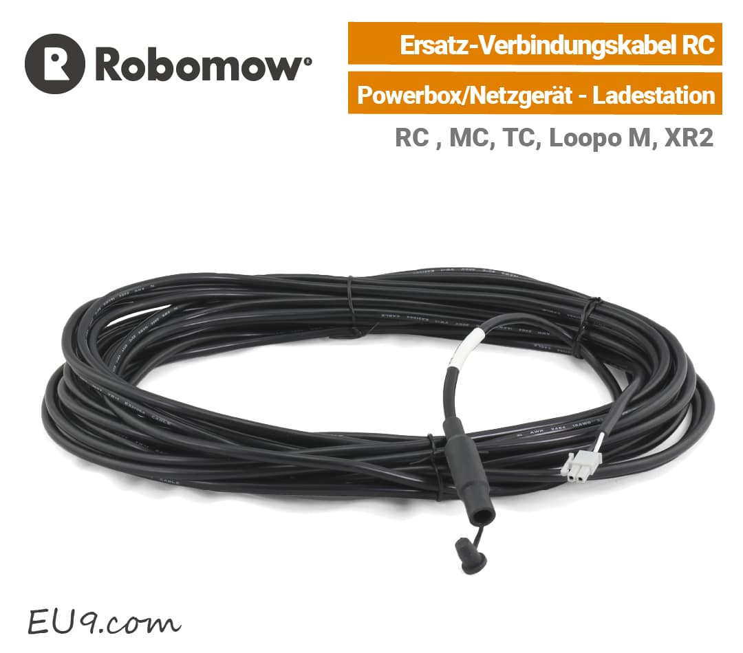 Robomow Ersatz-Verbindungskabel RC Netzgerät-Powerbox-Ladestation EU9