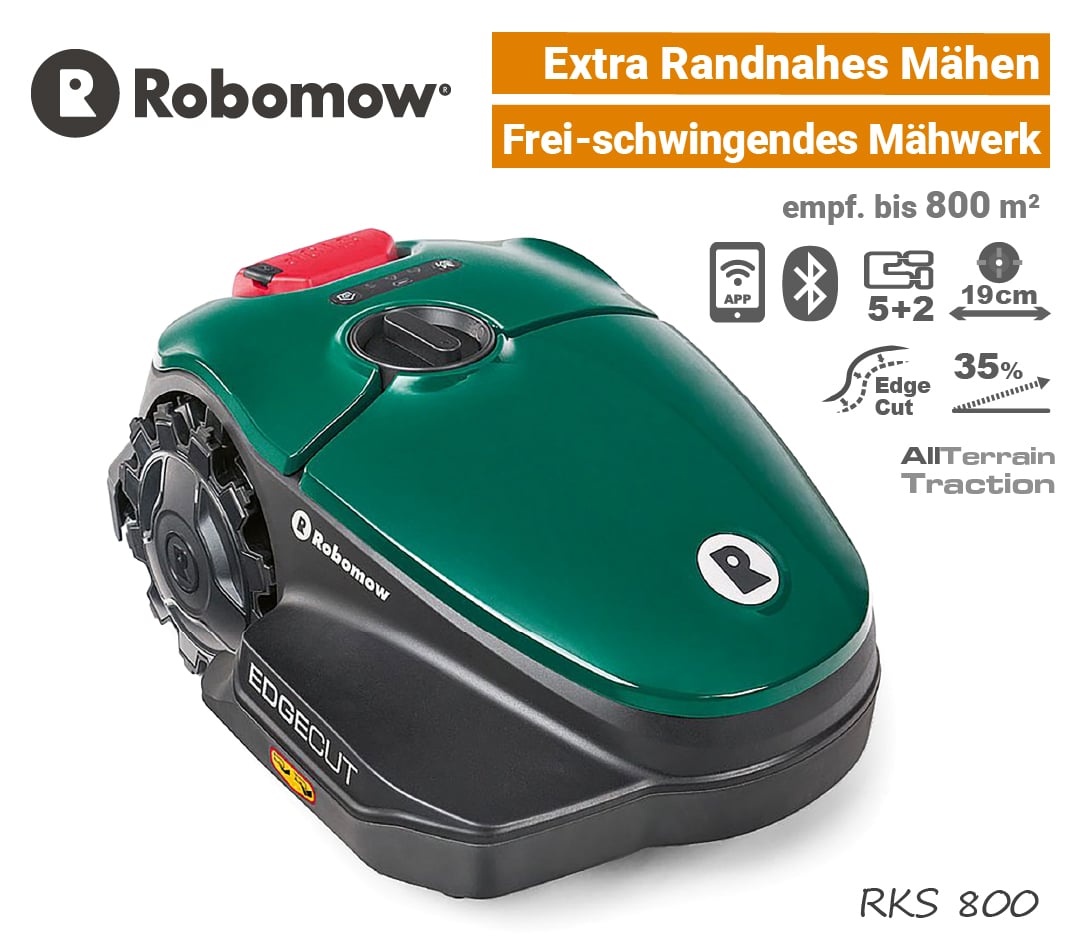 Robomow RKS 800 Mähroboter Rasenroboter RK-S 800 EU9