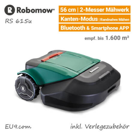 Robomow RS615 u Rasenroboter-Mähroboter EU9