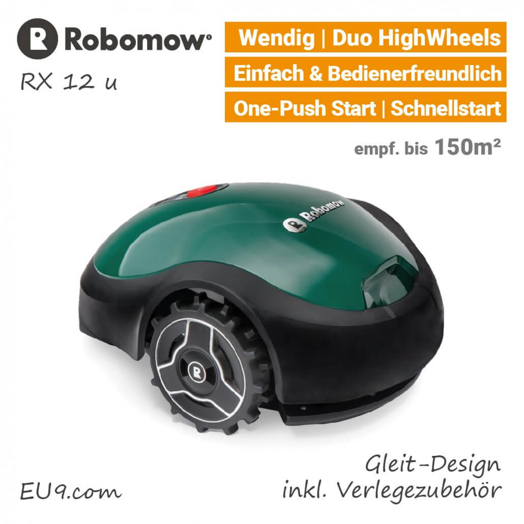 Robomow RX 12 u Rasenroboter-Mähroboter EU9
