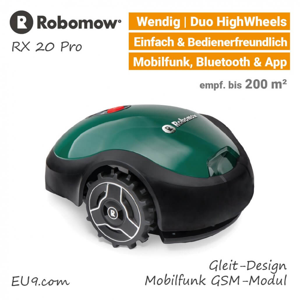Robomow RX 20 Pro Rasenroboter-Mähroboter EU9