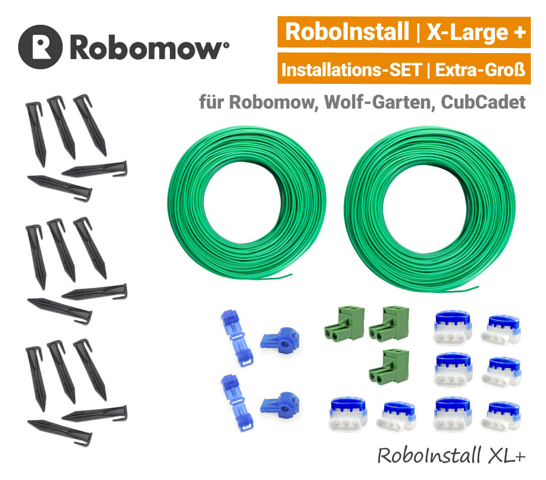Robomow RoboInstall XL Verlege SET X-Large Installations-Kit extra gross EU9