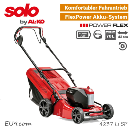 SOLO 4237 Li SP Akku-Rasenmäher PowerFlex ALKO Rad-Antrieb EU9