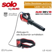 SOLO ALKO LB 4250 Akku-Laubbläser mit Akku-Gurt EU9