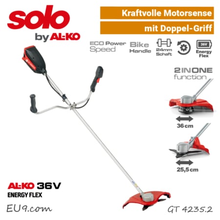 SOLO GT 4235.2 Akku-Motorsense 36V EnergyFlex 40V Akku-Trimmer ALKO EU9
