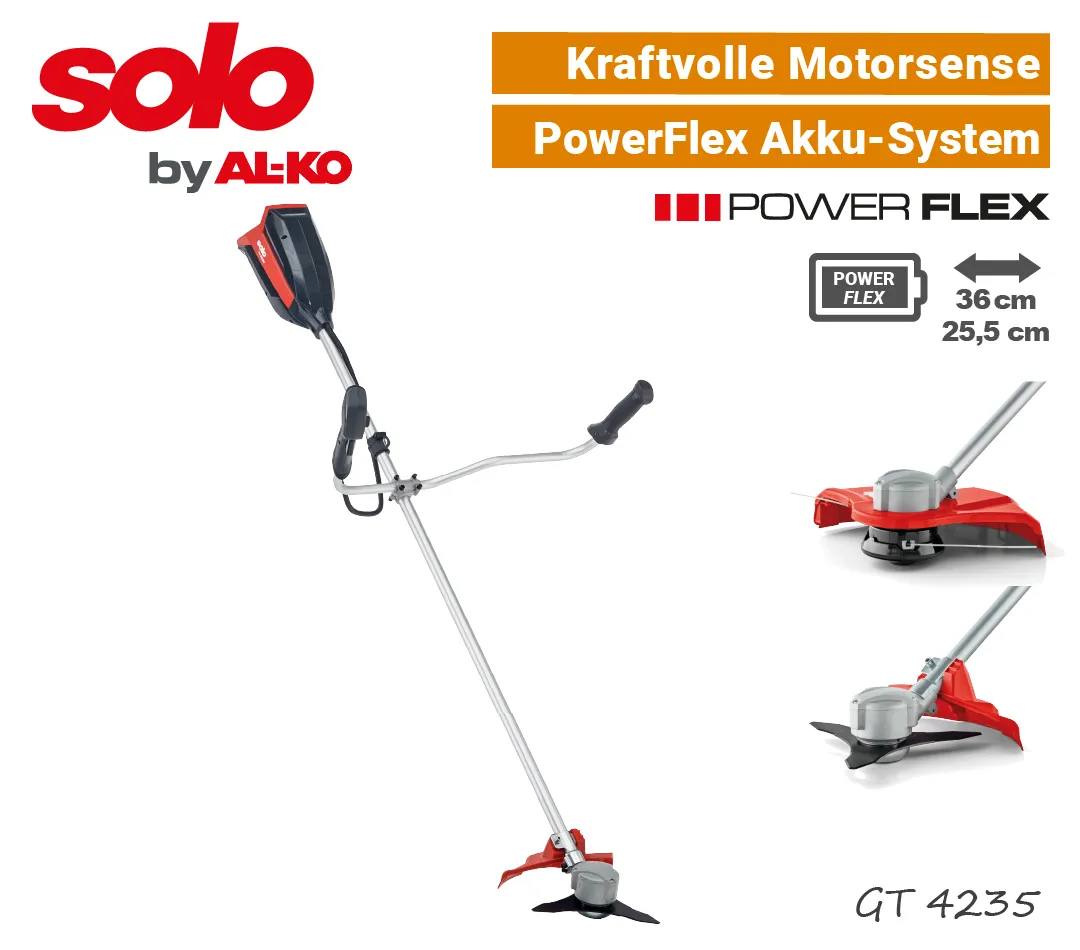 SOLO PowerFlex GT 4235 Akku-Motorsense Akku-Trimmer ALKO EU9