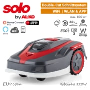 SOLO Robolinho 822 W ALKO Mähroboter Rasenroboter WiFi WLAN Smarthome Links EU9