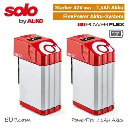 SOLO by Alko PowerFlex Akku 42V 7,5 Ah Li-Ion 2-Stk SET