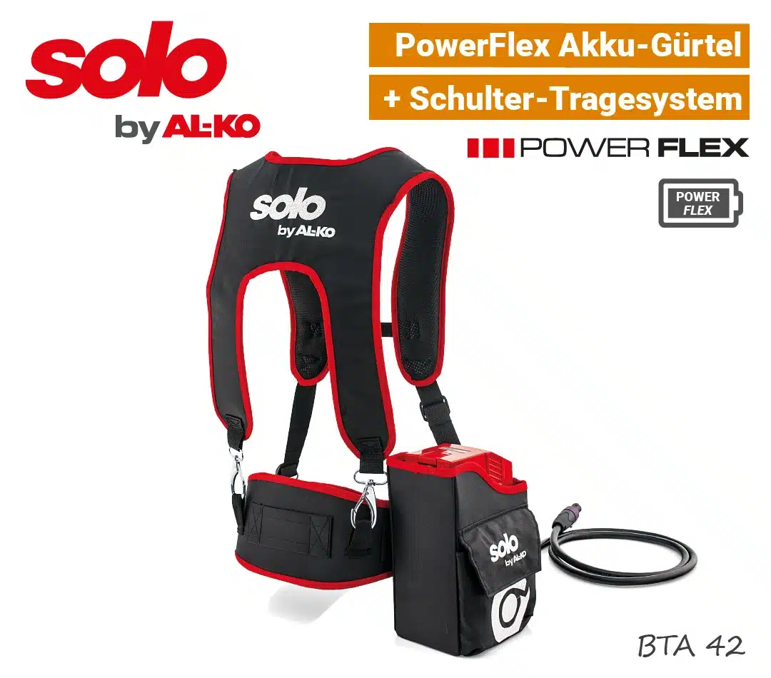 SOLO by Alko PowerFlex BTA 42 Akku-Gürtel Schulter-Tragegurt Li-Ion EU9