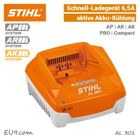 STIHL AL 301 Schnell-Ladegerät AK AP AR PRO Compact EU9