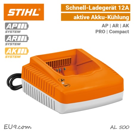 STIHL AL-500 Schnell-Ladegerät 12A AP, AR, AK, PRO Compact EU9