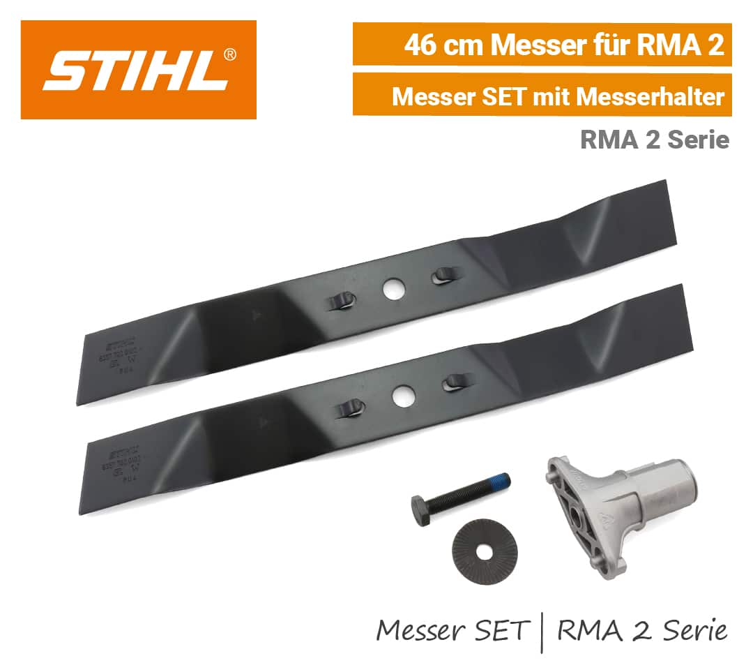 STIHL Messer SET Mulchmesser RMA 2.0 RMA 2.1 Akku-Rasenmäher AP EU9