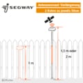 Segway Navimow GPS Antennen-Mast Verlängerung Rohr Erweiterung EU9