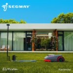 Segway Navimow H Ladestation Antenne am Rasen EU9
