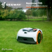 Segway Navimow i105 GPS Mähroboter am feinen Rasen EU9