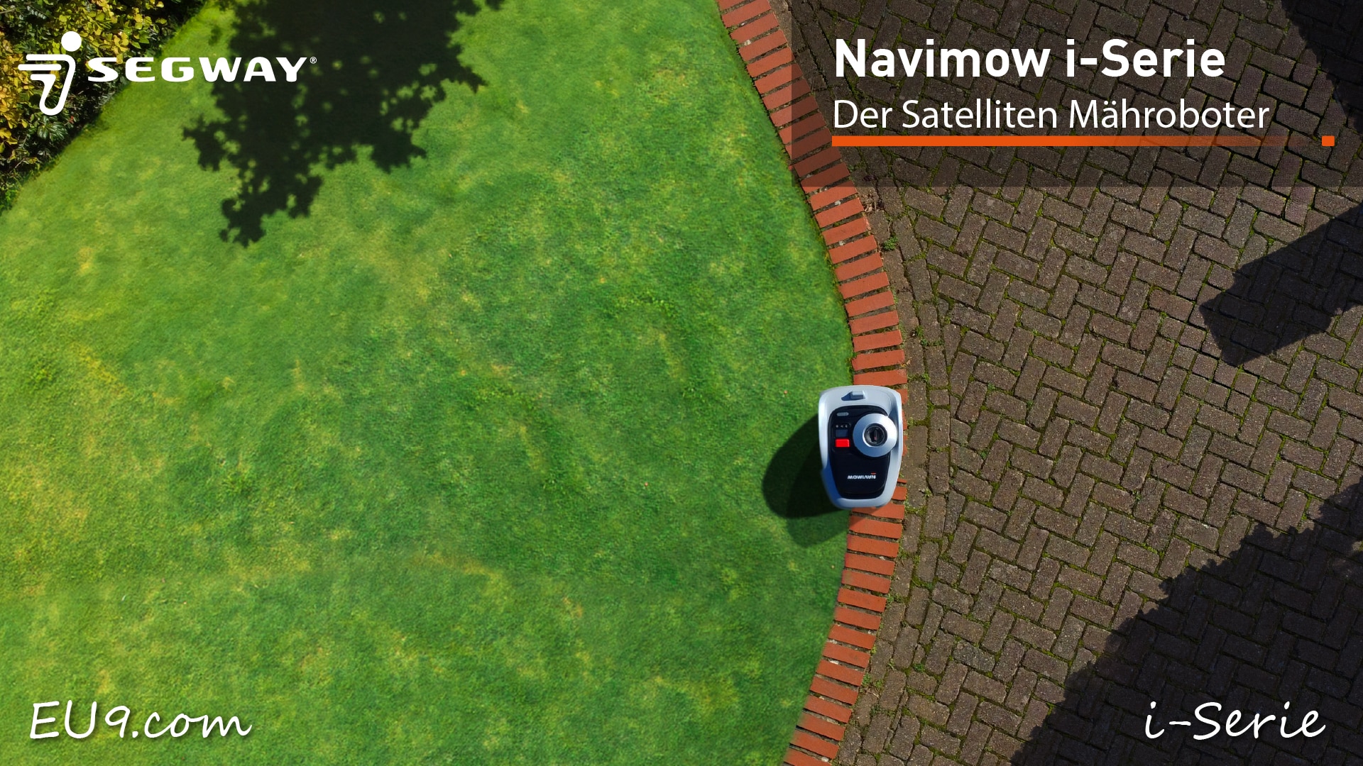 Segway Navimow i108 i105 i110 GPS-GNSS Rasenroboter mäht den Rasenrand EU9