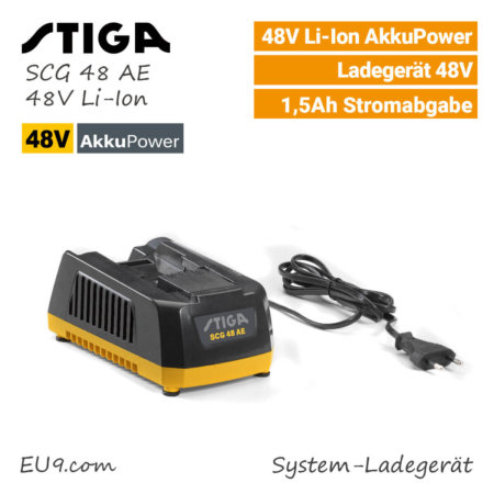 Stiga SCG 48 AE 48V Li-Ion Ladegerät 48-Volt EU9