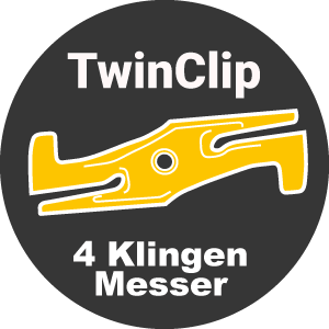 Stiga TwinClip Messer-System